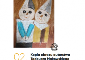 Kopia obrazu autorstwa Tadeusza Makowskiego "Dzieci" - autorka Alicja Piwowarska